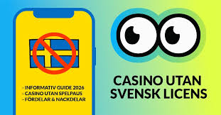 Casino utan svensk licens låg insättning Allt du behöver veta